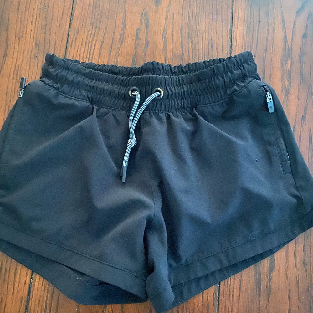 Athleta, black shorts, size 12